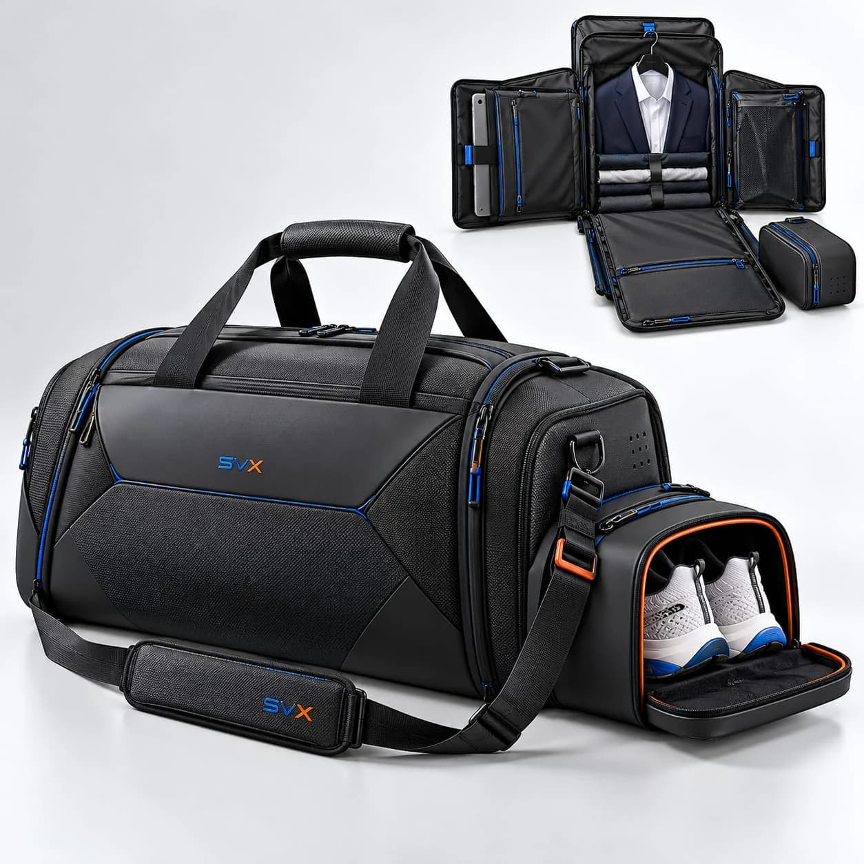 SVX garment duffle bags development example