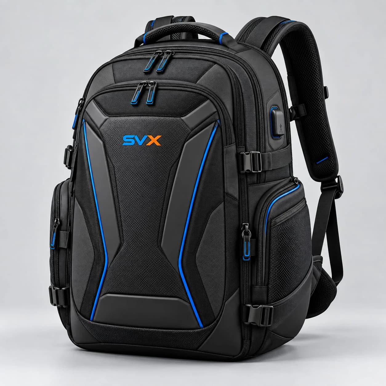 SVX high-tech backpacks development example