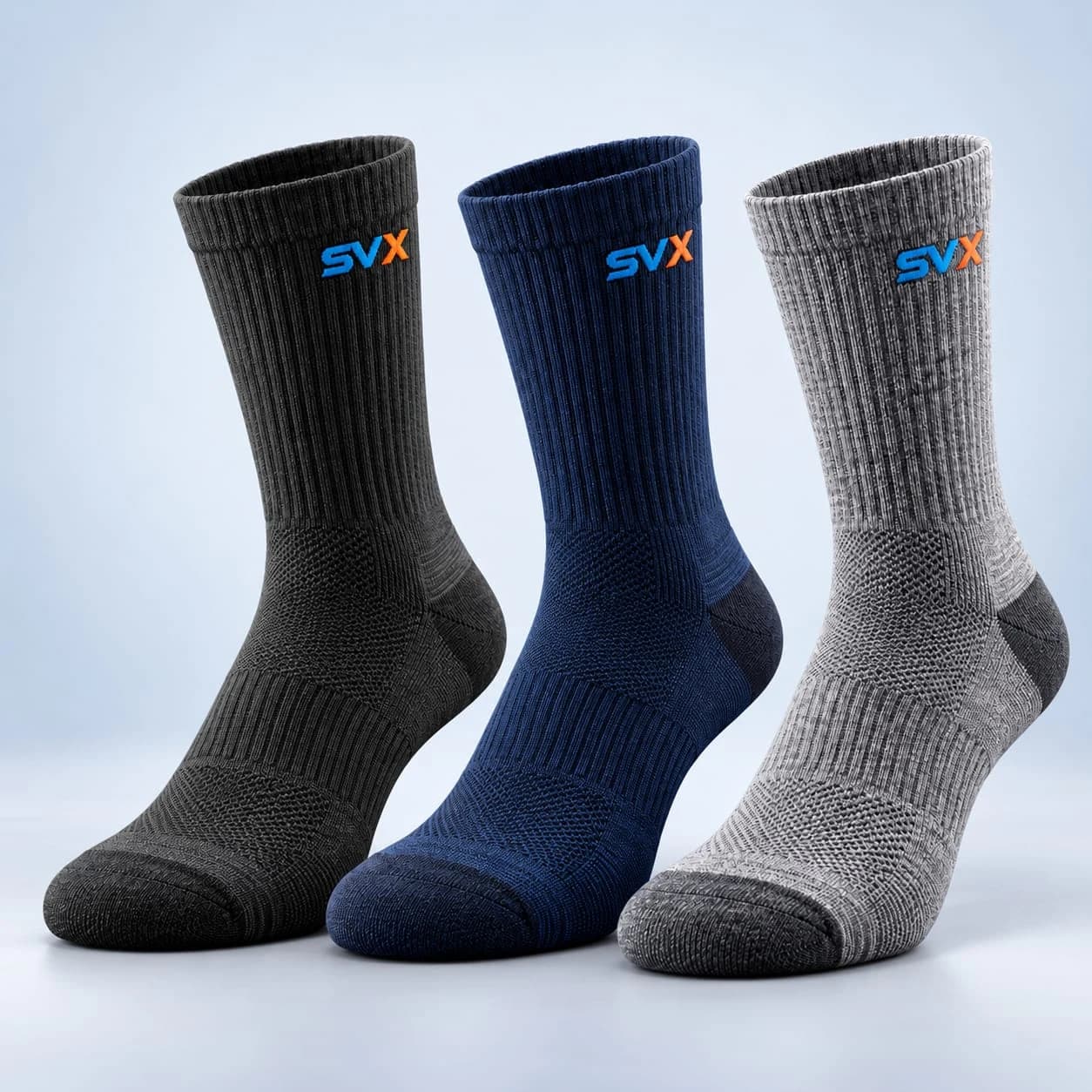 Everyday Active Multipack custom sock development example