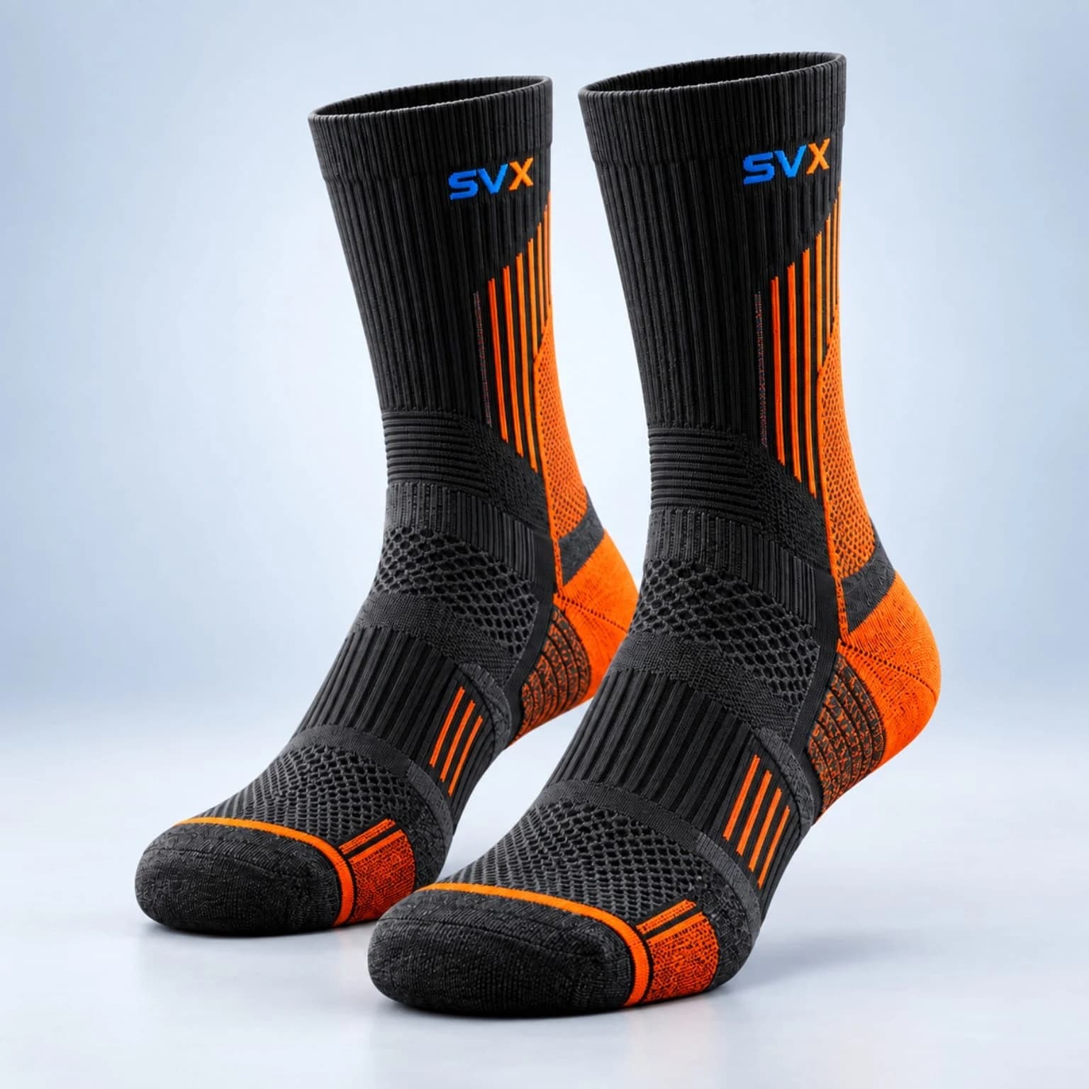 Forest Vector Trail Crew custom sock development example