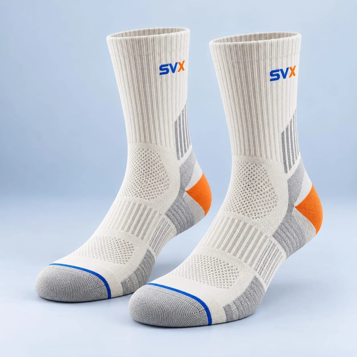 Arctic Core Performance Crew custom sock development example
