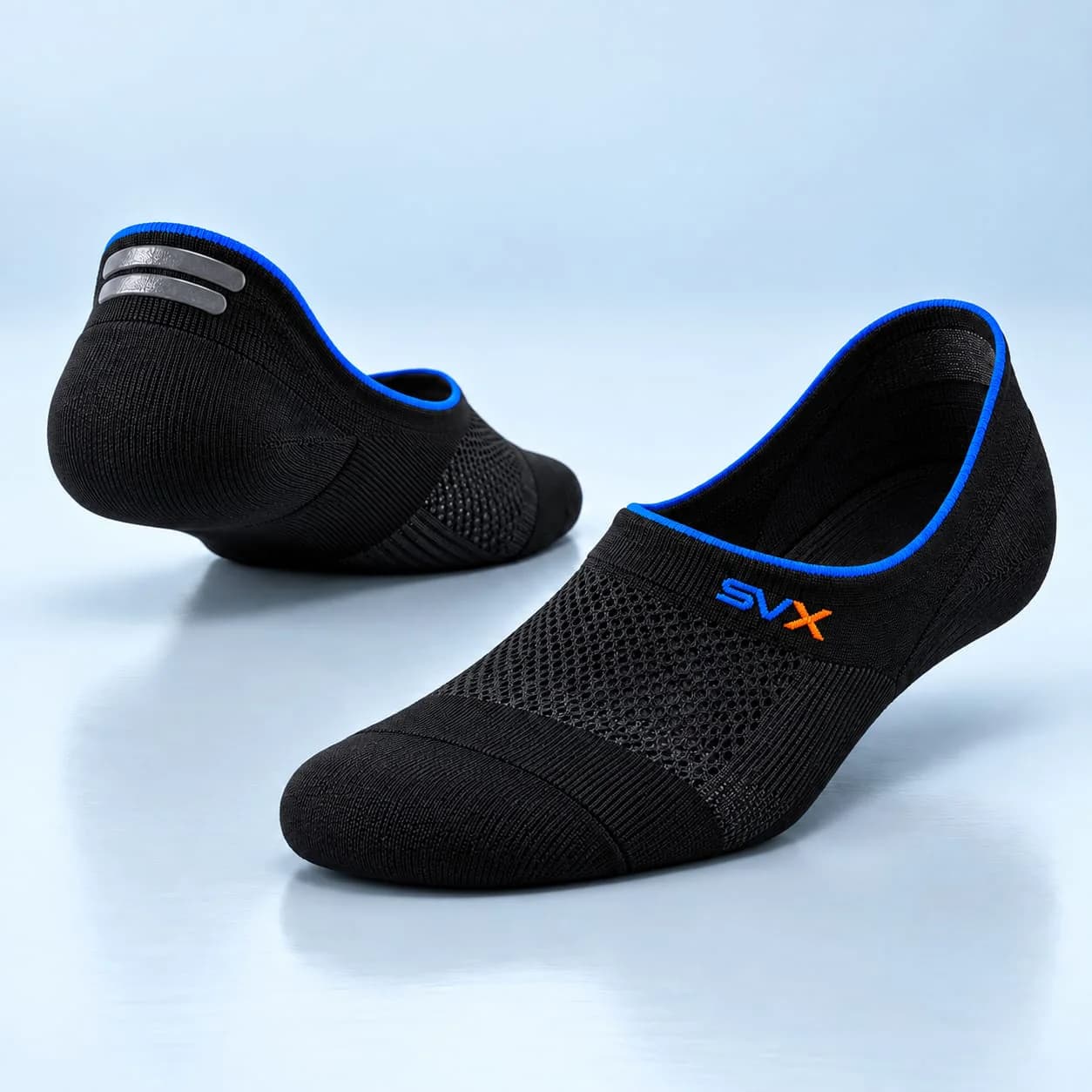 PrismFlow Invisible Runner custom sock development example