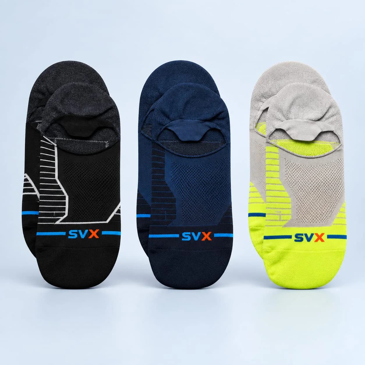 ShadowLock Invisible 3 Pack custom sock development example